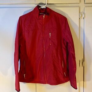 Old Navy active fleece jacket size L red